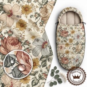 Vintage garden- Poliester wodoodporny
