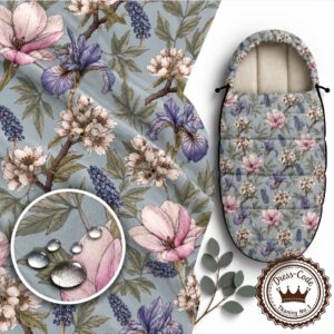Irysy Vintage- Poliester wodoodporny