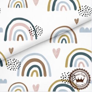 Tęcze - Bawełna Premium