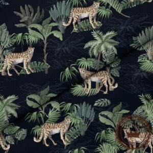 Tygrysy w dżungli - Bawełna Premium