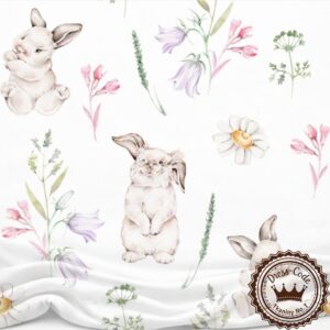 Królisie na wiosennej łące- Bambus 100%