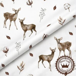 Jesień w lesie- Bawełna Premium