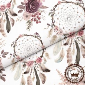 Łapacze akwarelowe- Bawełna Premium