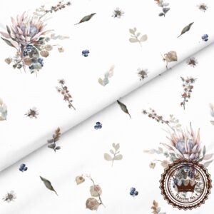 Jesienne bukiety- Bawełna Premium