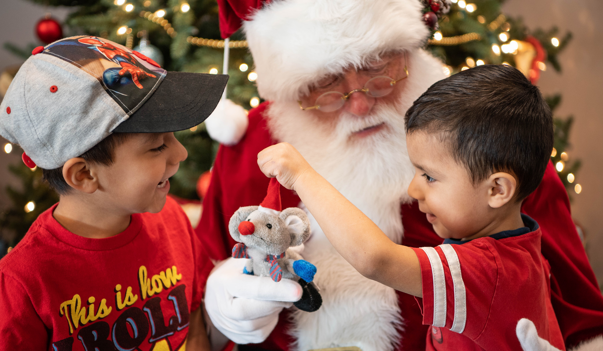tkaniny świąteczne dla dzieci