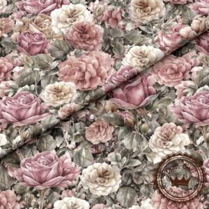 Kwiecisty ogród- Bawełna Premium