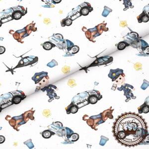 Policja- Bawełna Premium