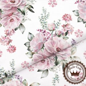 Lovely Flowers- Bawełna Premium