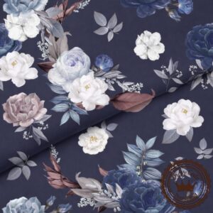 Jesienny ogród- Bawełna Premium