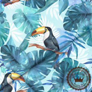 Tukany i  monstery- Bawełna Premium