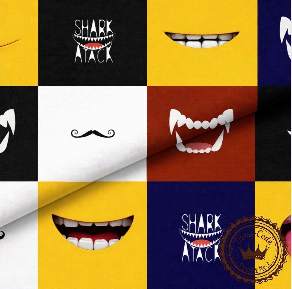 Śmieszne minki - Bawełna Premium