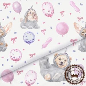 Piżama party dla dziewczynki- Bawełna Premium