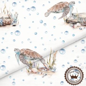 Żółwie- Bawełna Premium