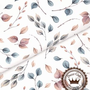 Listki kolorowe- Bawełna Premium