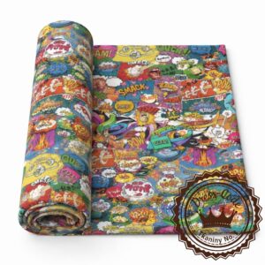 Boom!!!! Komiks- Dresówka pętelka Premium+, Druk cyfrowy