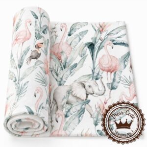 Dżungla- Dresówka pętelka Premium+, Druk cyfrowy