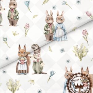 Piotruś Królik i przyjaciele - Bawełna Premium