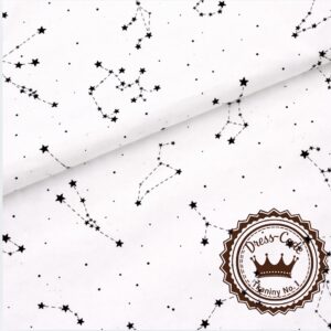 Konstelacje gwiazd- Bawełna Premium