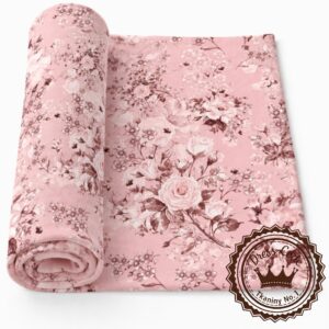 Róże pnące- Dresówka pętelka Premium+, Druk cyfrowy