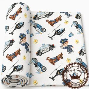 Policja- Dresówka pętelka Premium+, Druk cyfrowy