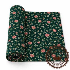 Gwiazdy betlejemskie na ziemistym tle- Dresówka pętelka Premium+, Druk cyfrowy