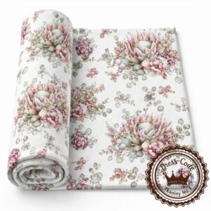 Opuncje- Dresówka pętelka Premium+, druk cyfrowy