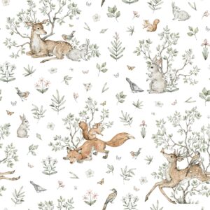 Leśna łąka- Poliester wodoodporny