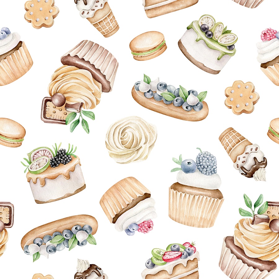 Słodkości- Poliester wodoodporny