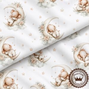 Baby elephant- Bawełna Premium
